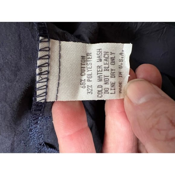 Blanque Womens Jacket Blue Buttons Up Tunic Long Sleeve Cotton Blend Plus 1X - Picture 11 of 12